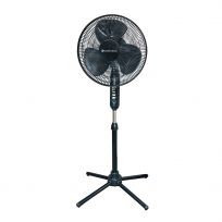 Comfort Zone Oscillating Pedestal Fan, CZST161BTEBK, Black, 16 IN