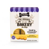 Three Dog Bakery Lick'n Crunch Vanilla Cookie, 13 OZ