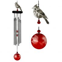 Woodstock Chimes Crystal Cardinal Chime, WFCRD