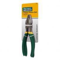 Harvest Forge 2-Piece Pliers Set: 7 IN Linesman + 6 IN Diagonal, 40553