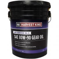 Harvest King API Service GL-5 Gear Oil, SAE 80W-90, HK040, 5 Gallon