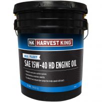 Harvest King All Fleet HD Engine Oil, SAE 15W-40, HK049, 5 Gallon