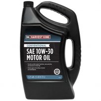 Harvest King Conventional Motor Oil, SAE 10W-30, HK064, 1.25 Gallon