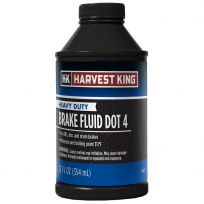 Harvest King Heavy Duty Brake Fluid DOT 4, HK97, 12 OZ