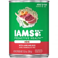 IAMS Adult Soft Wet Dog Pat Food With Lamb and Rice, 10191762, 13 OZ Can