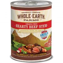 Whole Earth Farms Grain Free Hearty Beef Stew, 8854876, 12.7 OZ Can