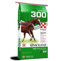 Purina Feed Omolene #300 Growth Mare and Foal Horse Feed, 3006182-506, 50 LB Bag