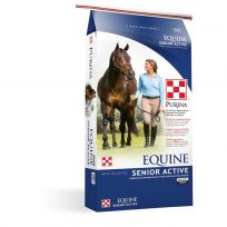 Purina Feed Equine Senior Active Horse Feed, 3003276-506, 50 LB Bag