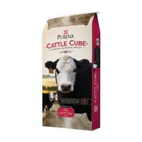 Purina Feed Cattle Cube, 51032, 50 LB Bag