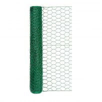 Garden Craft Poultry Netting with 1 IN Mesh, Green, 24 IN x 25 FT, 172425