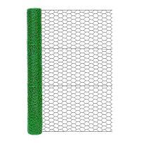 Garden Craft Vinyl Poultry Netting with 1 IN Mesh, Green, 36 IN x 25 FT, 173625