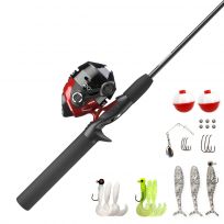 Zebco 202 Spincast Reel and Fishing Rod Combo, 21-40529