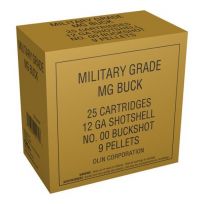 Winchester 12 Gauge - Military Grade Buckshot Shotshell Ammo, 5-Round, Q1544