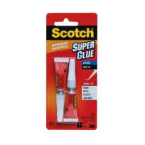 Scotch Super Glue Liquid, 2-Pack, AD117, .07 OZ