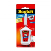 Scotch Super Glue Liquid in Precision Applicator, AD124, .14 OZ