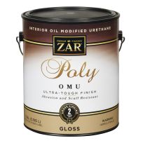 Zar Interior Oil Modified Urethane Poly OMU, Gloss, 36013, 1 Gallon