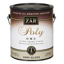 Zar Interior Oil Modified Urethane Poly OMU, Semi-Gloss, 36113, 1 Gallon