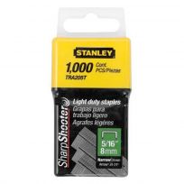 Stanley Light Duty Staples, 5/16 IN, 1,000-Count, TRA205T