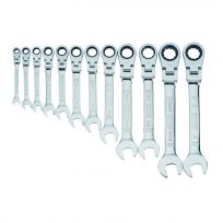 DEWALT Flex Head Ratcheting Sae Wrench Set, 12-Piece, DWMT19231