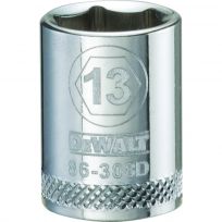 DEWALT 6-Point 3/8 IN Drive Socket, DWMT86308OSP, 13 mm
