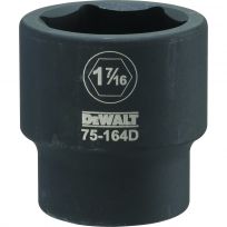 DEWALT 6-Point 3/4 Drive Standard Impact Socket, DWMT75164OSP, 1-7/16 IN