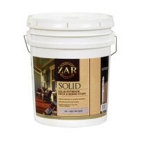 Zar Deck & Siding Solid Color Stain, Light Tint Base, 81015, 5 Gallon