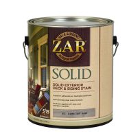 Zar Deck & Siding Solid Color Stain, Dark Tint Base, 81213, 1 Gallon