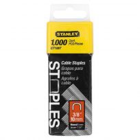 Stanley Cable Staples, 3/8 IN, 1, 000 Pack, CT106T