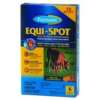 Farnam Equi-Spot Spot-On Protection for Horses - Stable Pack, 6 x10 ml Applications, 100521975