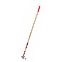 Tru Tough Wood Handle 4-Tooth Cultivator, 54 IN, 30024