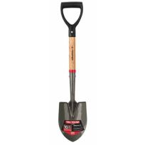 Tru Tough Wood Handle Round Point Trunk Buddy Shovel, 21 IN, 31196