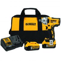 DEWALT Mid-Range Cordless Impact Wrench with Detent Pin Anvil Kit, 20V MAX XR, 1/2 IN, DCF894P2