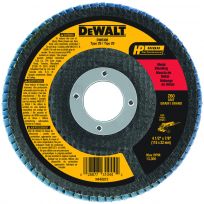 DEWALT Grit Zirconia Flap Disc, 4-1/2 IN x 7/8 IN, DW8308