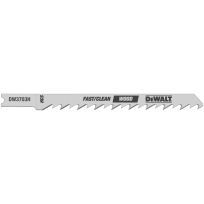 DEWALT U-Shank High-Carbon Steel Jigsaw Blades, 6 TPI, 2-Pack, DW3703H2, 4 IN