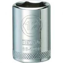 DEWALT 6-Point 1/4 IN Drive Socket, DWMT86109OSP, 12 mm