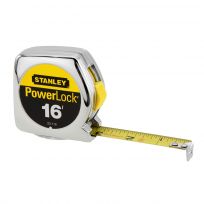 Stanley Powerlock Tape Ruler, 33-116, 16 FT
