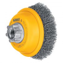 DEWALT 3 IN x 5/8 IN To 11 IN Crimped Wire Cup Brush, DW4920