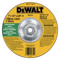 DEWALT Grinding Wheel, 7 IN x 1/4 IN x 5/8 IN, DW4759
