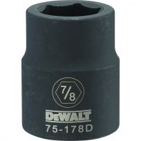 DEWALT 6-Point 3/4 Drive Impact Socket, DWMT75178OSP, 7/8 IN
