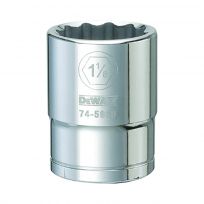 DEWALT 12-Point 3/4 IN Drive Socket, SAE, DWMT74596OSP, 1-1/8 IN