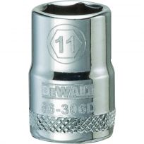 DEWALT 6-Point 3/8 IN Drive Socket, DWMT86306OSP, 11 mm