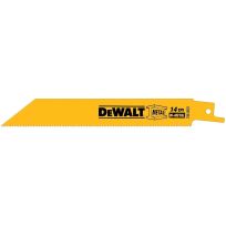 DEWALT Bi-Metal Reciprocating Blade, 6 IN, 14 TPI, DW4808