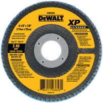 DEWALT 40 Grit Flap Disc, 4.5 IN x 7/8 IN, DW8250