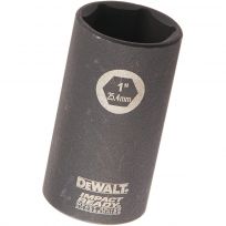 DEWALT 6-Point  3/8 IN Drive Impact Deep Socket, DW2294, 1 IN