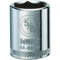 DEWALT 6-Point 3/8 IN Drive Socket, SAE, DWMT88980OSP, 5/8 IN
