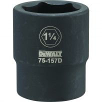 DEWALT 6-Point 3/4 Drive Standard Impact Socket, DWMT75157OSP, 1-1/4 IN
