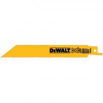 DEWALT Strait Back Bi-Metal Reciprocating Saw Blade, 6 IN, 10/14TPI, 2-Pack, DW4845-2