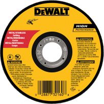 DEWALT Metal and Stainless Cutting Wheel, 5 IN x .045 IN x 7/8 IN, DW8063