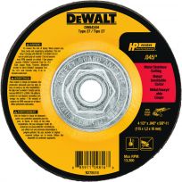 DEWALT Metal Cutting Wheel, 4 IN x .045 IN x 5/8 IN - 11, DW8424H