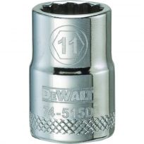 DEWALT 12-Point 3/8 IN Drive Socket, DWMT74515OSP, 11 mm